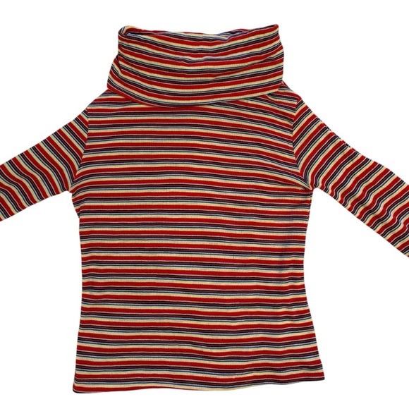 Primary Colors Mock Neck Top - Picture 4 of 8